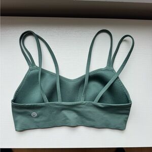 Lululemon Green Strappy Sports Bra